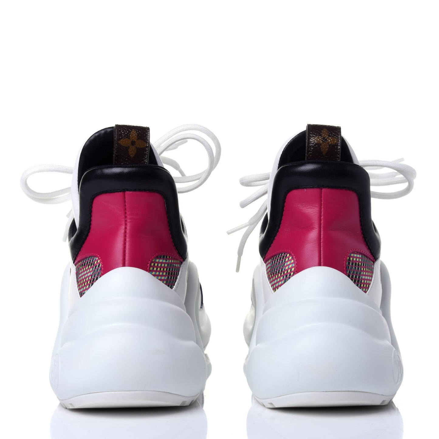 Calfskin Nylon LV Pop Archlight Sneaker 39 Rose