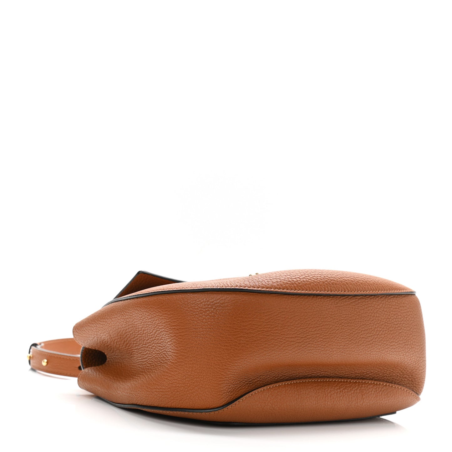Grained Lambskin Drew Shoulder Bag Caramel