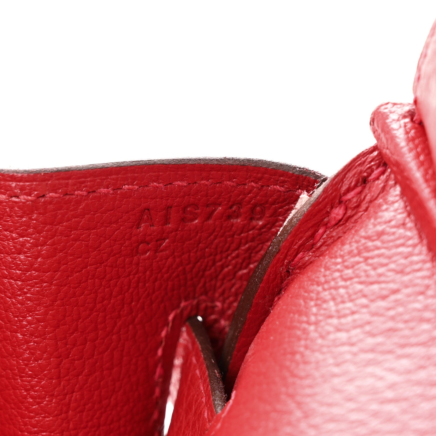 Hermes Taurillon Clemence Birkin 30 Rouge Casaque 7 of 12