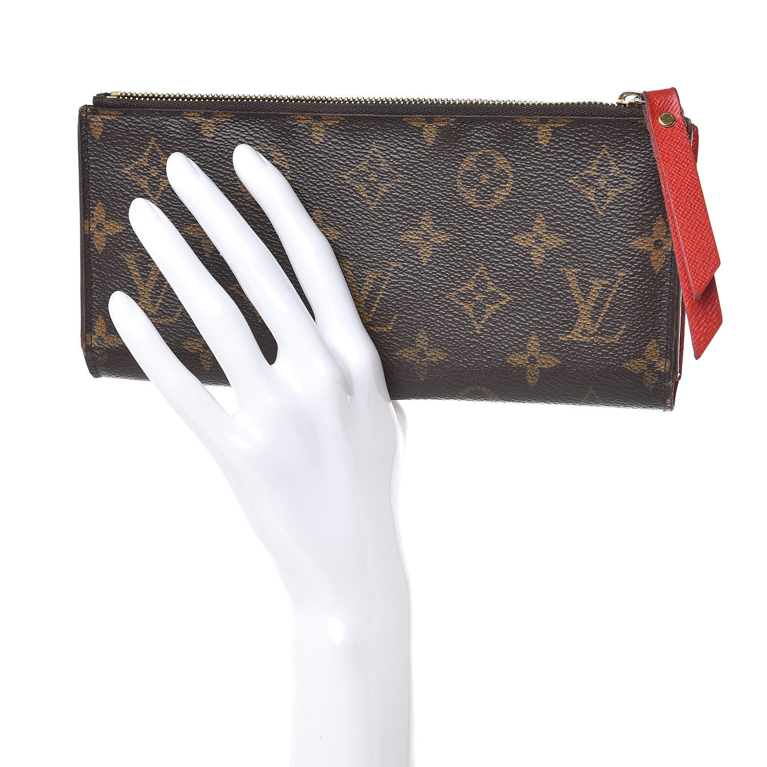 Louis Vuitton Monogram Adele Wallet Coquelicot 2 of 10