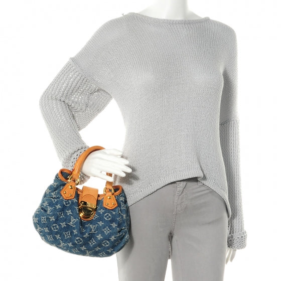 Denim Pleaty Blue