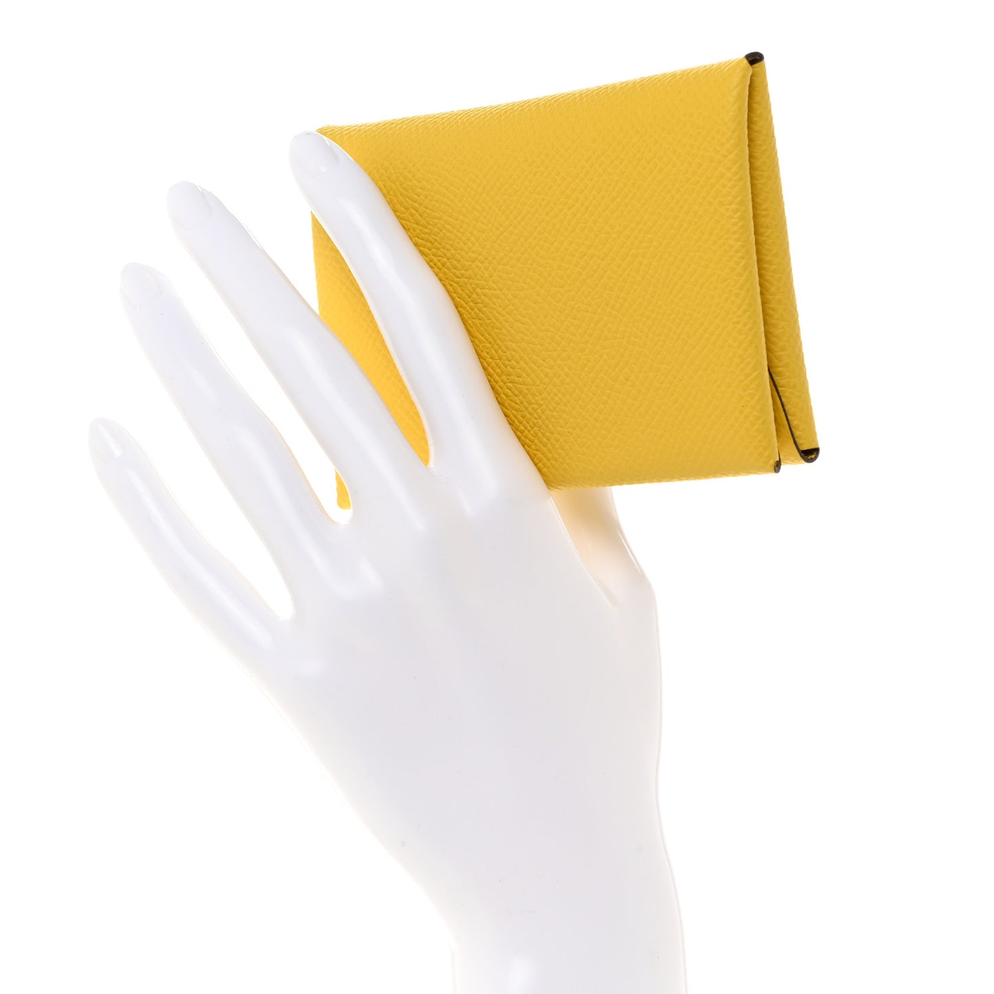 Epsom Calvi Duo Card Case Jaune De Naples