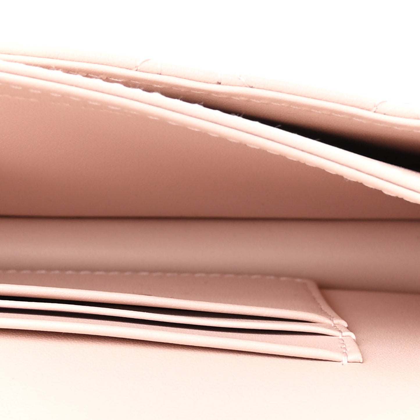 Lambskin Cannage Mini My Dior Top Handle Clutch Rose Poudre