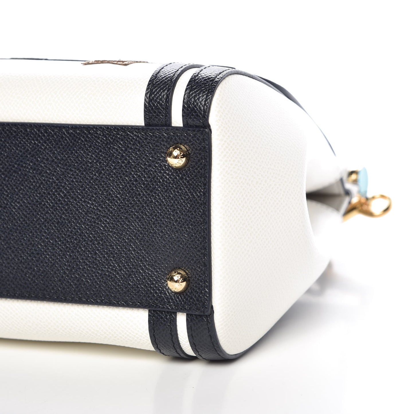 Dauphine Anchor Medium Miss Sicily Satchel White Blue