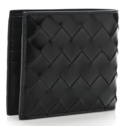 Bottega Veneta Nappa Maxi Intrecciato Bi-Fold Wallet Black 3 of 10