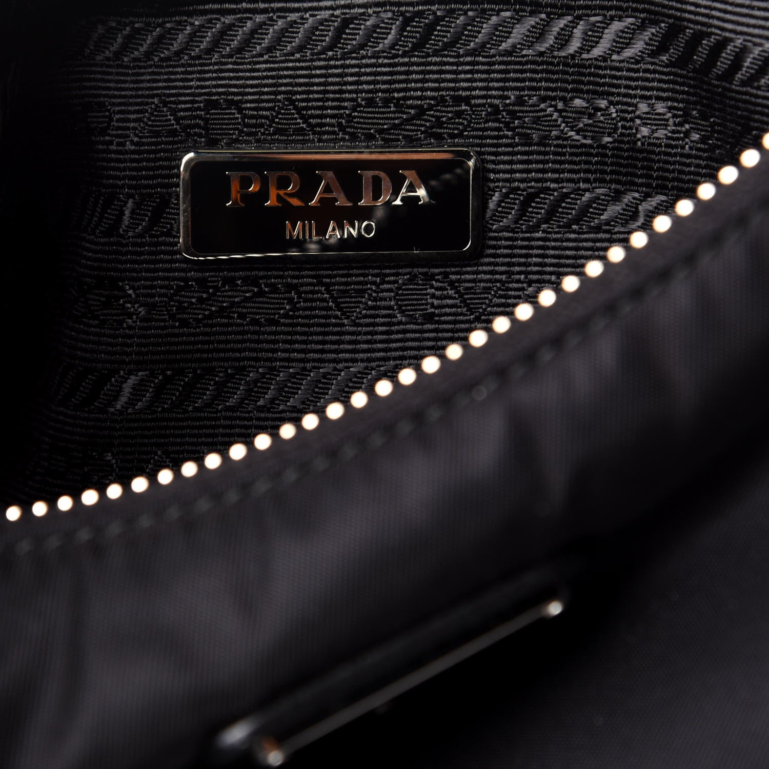 Prada Nylon Re-Edition 2005 Shoulder Bag Black 6 of 8