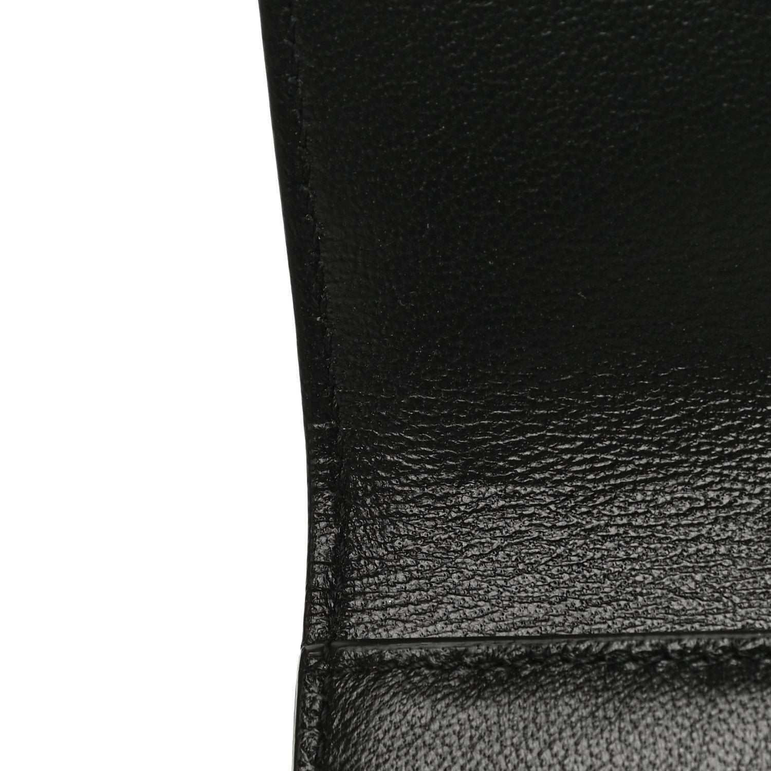 Balenciaga Grained Calfskin Logo Cash Chain Wallet Black White 12 of 13