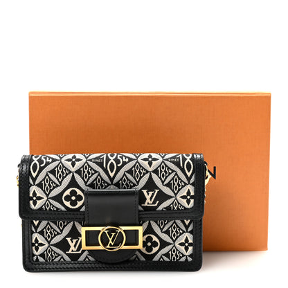 Louis Vuitton Jacquard Since 1854 Dauphine Chain Wallet Grey 10 of 10