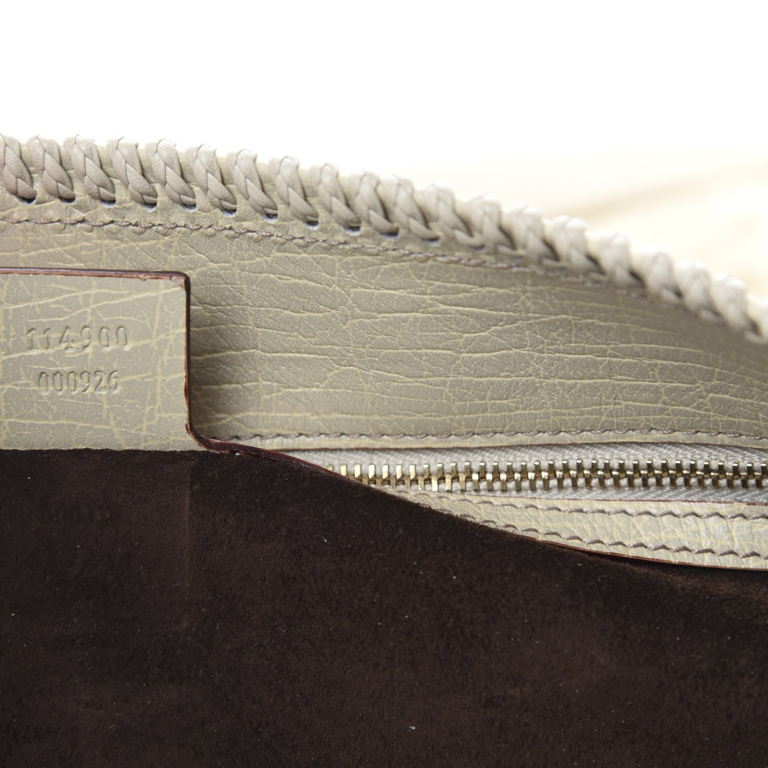 Gucci Ostrich Large Horsebit Chain Ivory 9 of 11