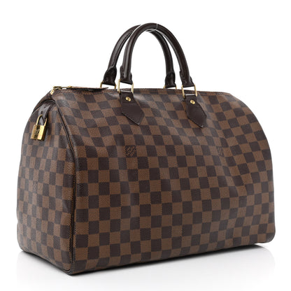 Louis Vuitton Damier Ebene Speedy 35 3 of 13