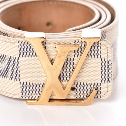 Louis Vuitton Damier Azur LV Initiales Belt 90 36 10 of 11