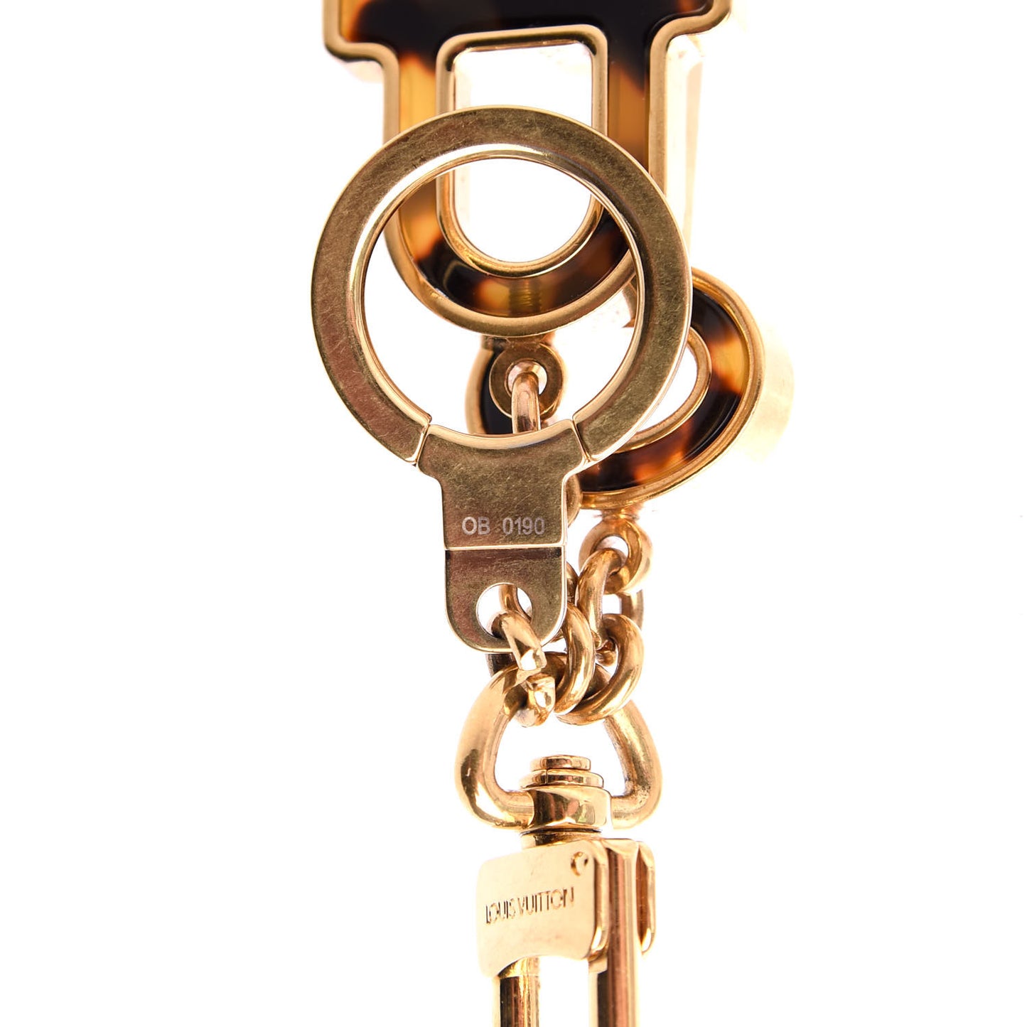 Acetate Confidence Bag Charm Key Holder