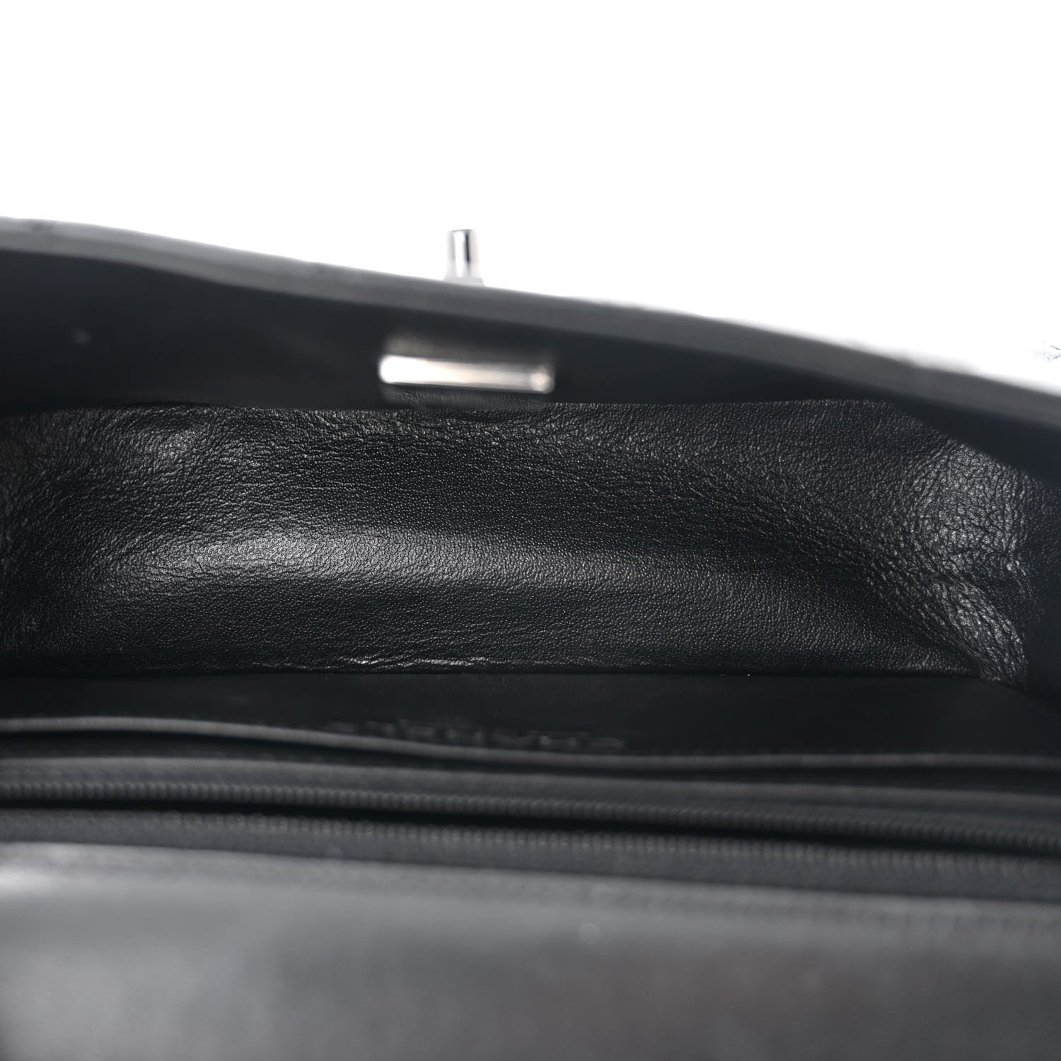 Chanel Lambskin Quilted Mini Rectangular Flap So Black 5 of 11