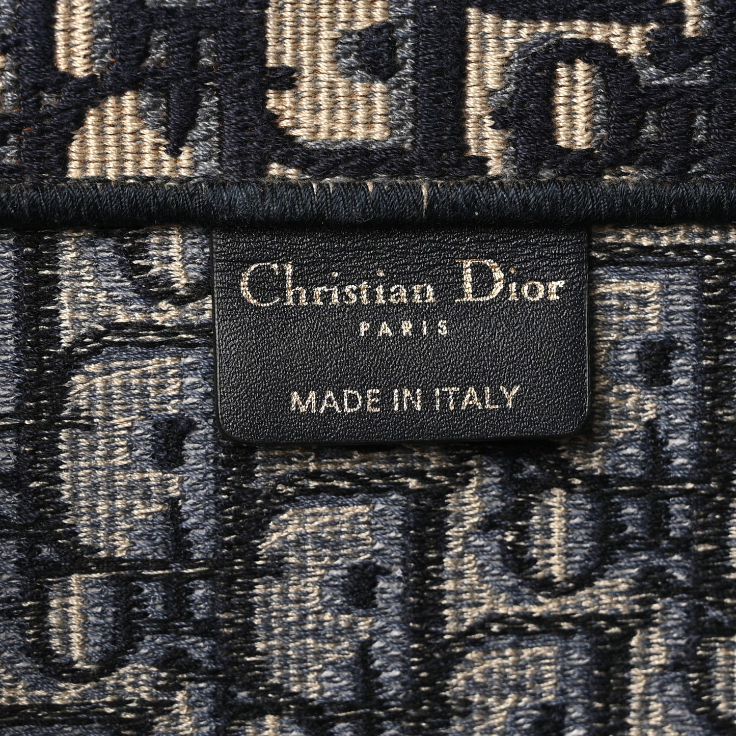 Oblique Large Book Tote Blue Multicolor