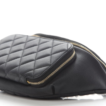 Chanel Caviar Quilted Business Affinity Waist Belt Bag Black 8 of 8