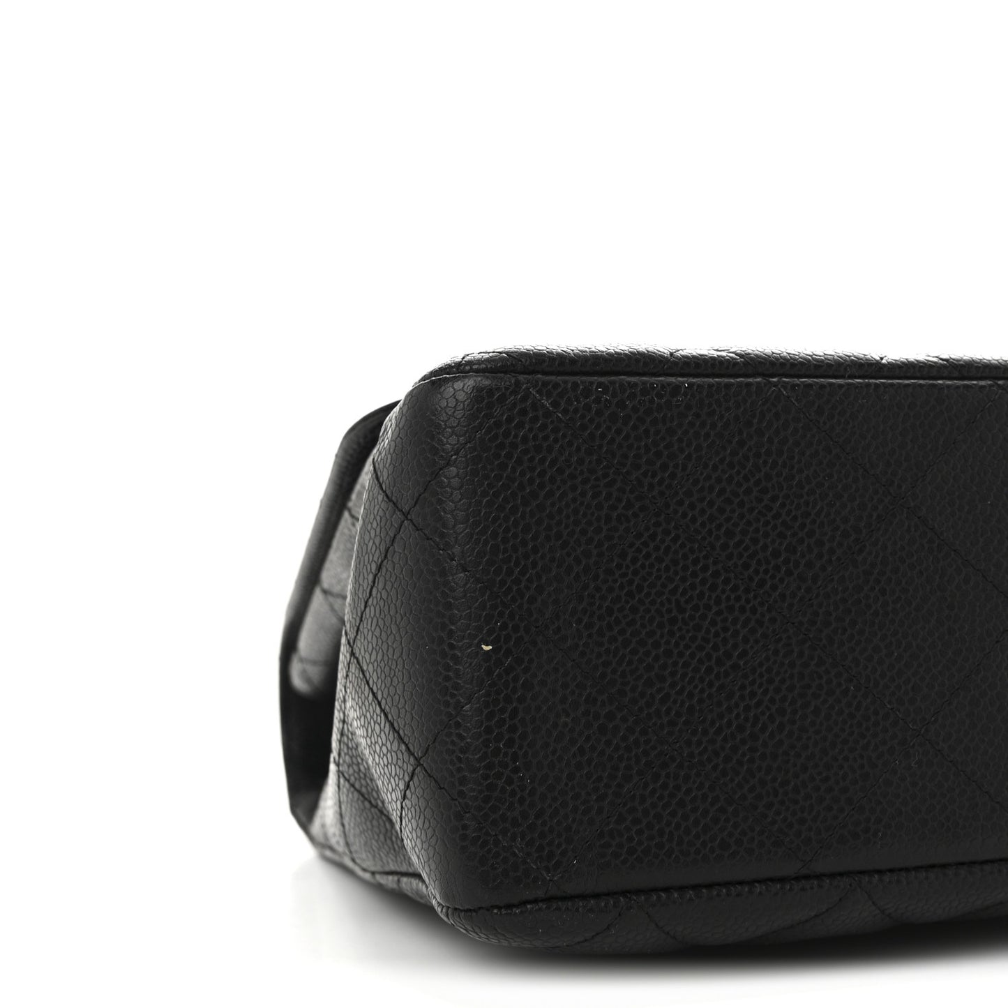 Caviar Quilted Jumbo Single Flap Black