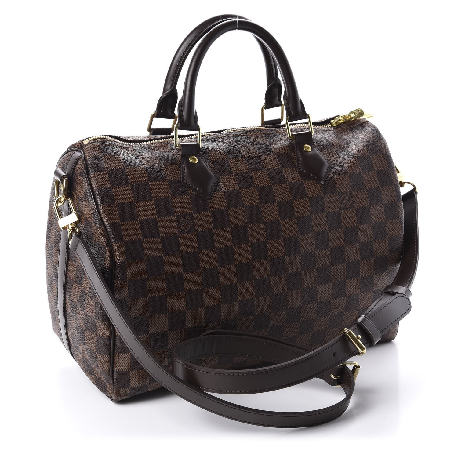 Louis Vuitton Damier Ebene Speedy Bandouliere 30 3 of 10