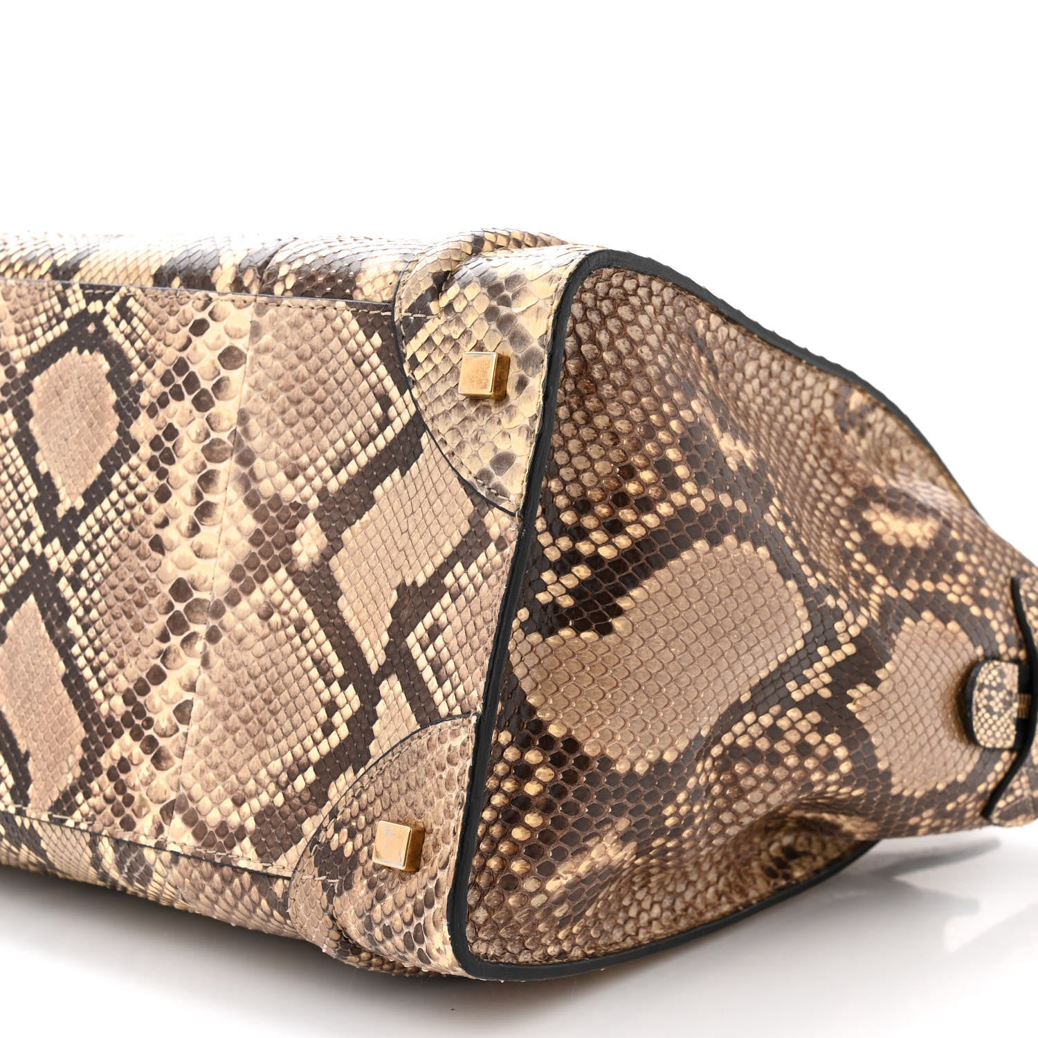 Celine Snakeskin Mini Luggage Beige 10 of 10