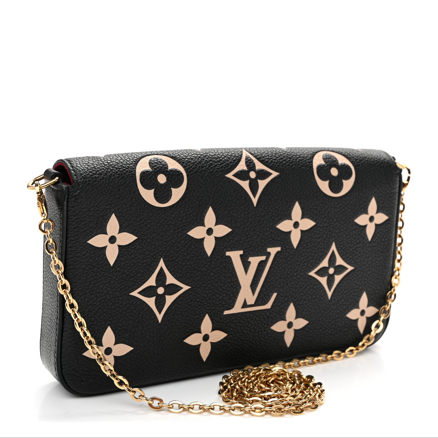 Empreinte Monogram Giant Felicie Pochette Black Beige