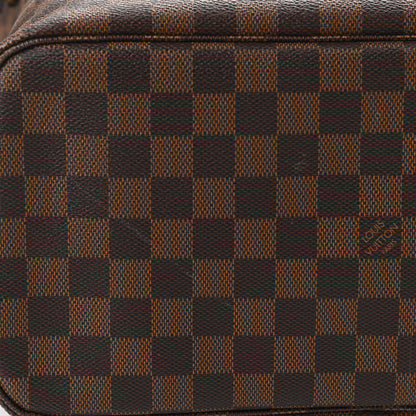 Louis Vuitton Damier Ebene Neo Neverfull MM Rose Ballerine 14 of 14