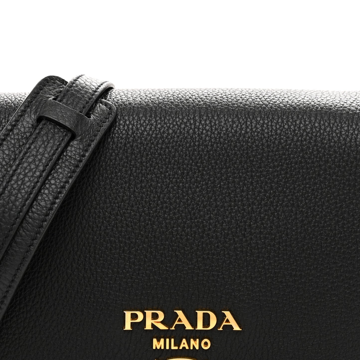 Vitello Phenix Crossbody Bag Black
