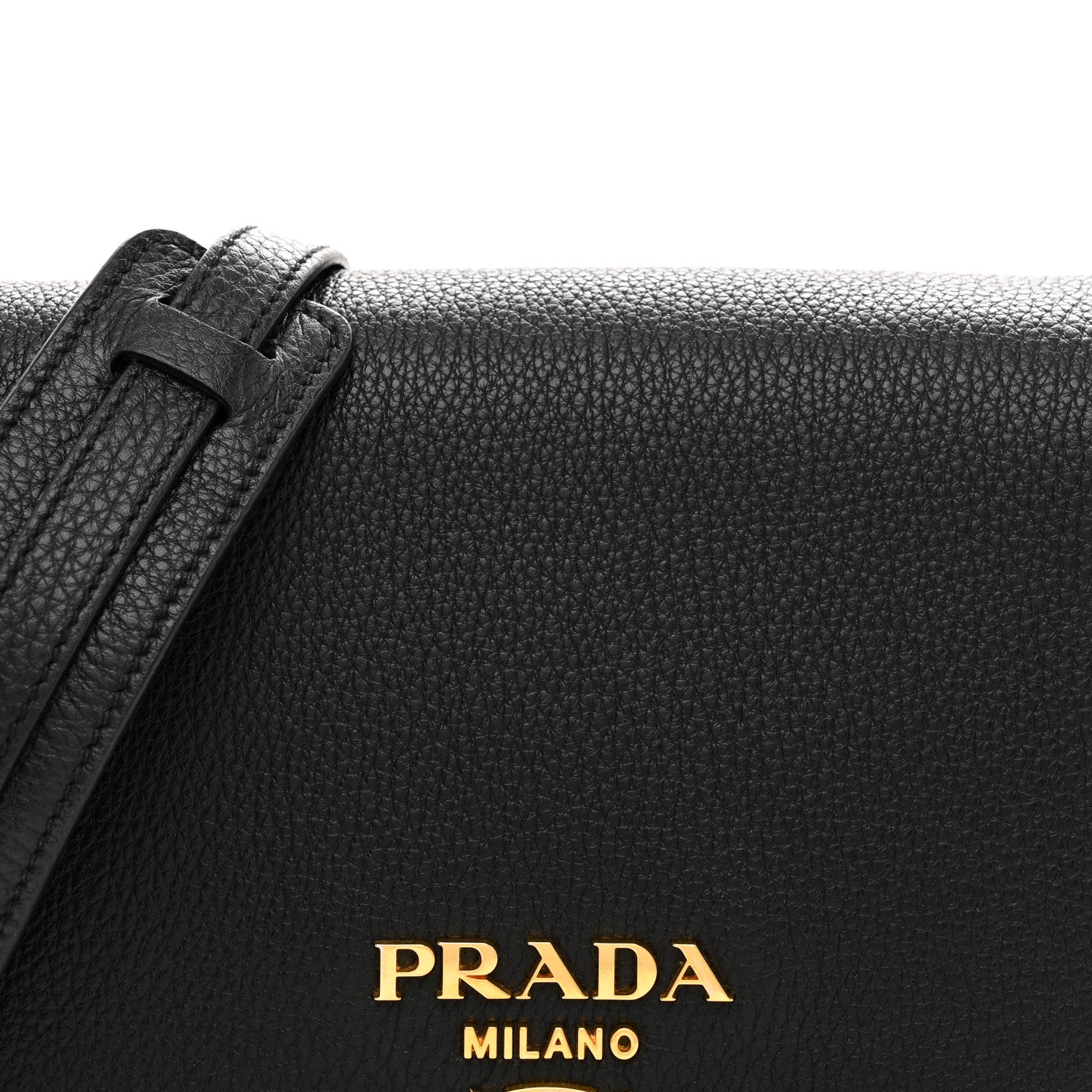Prada Vitello Phenix Crossbody Bag Black 8 of 10