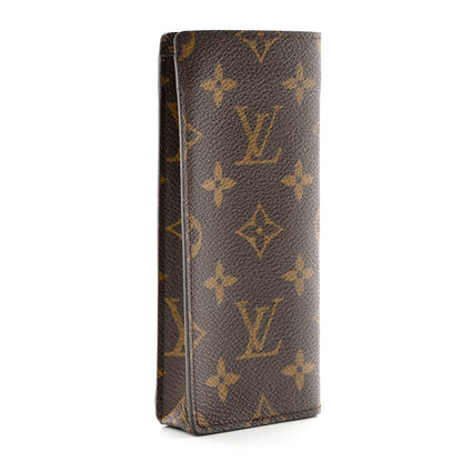 Louis Vuitton Monogram Etui a Lunettes Simple Eyeglass Case 3 of 9