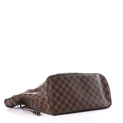 Louis Vuitton Damier Ebene Neo Neverfull MM Rose Ballerine 4 of 13
