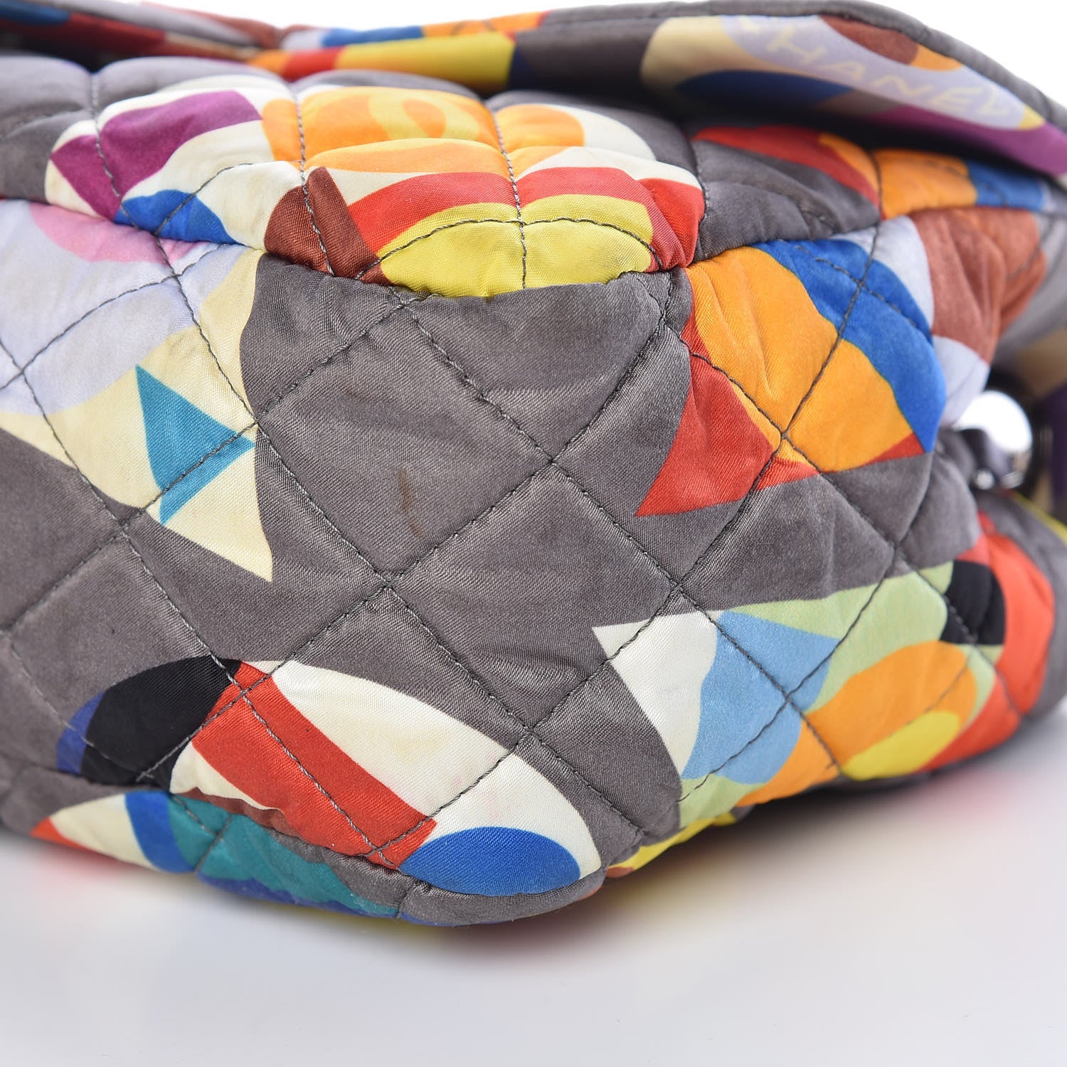 Chanel Nylon Printed Medium Coco Color Flap Multicolor 11 of 13