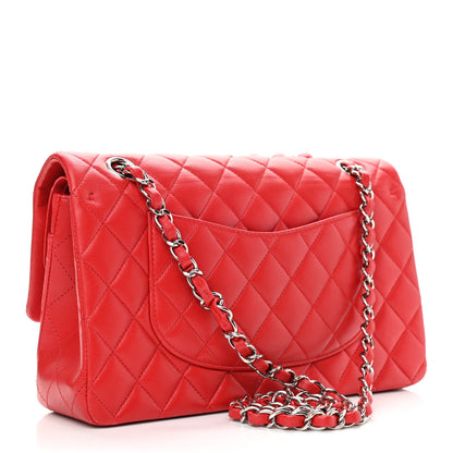 Chanel Lambskin Quilted Medium Double Flap Red 2 of 12