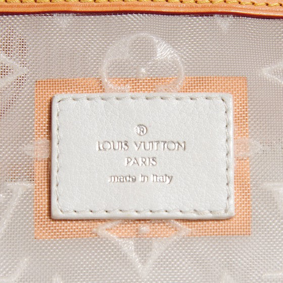 Monogram Transparence Lockit White