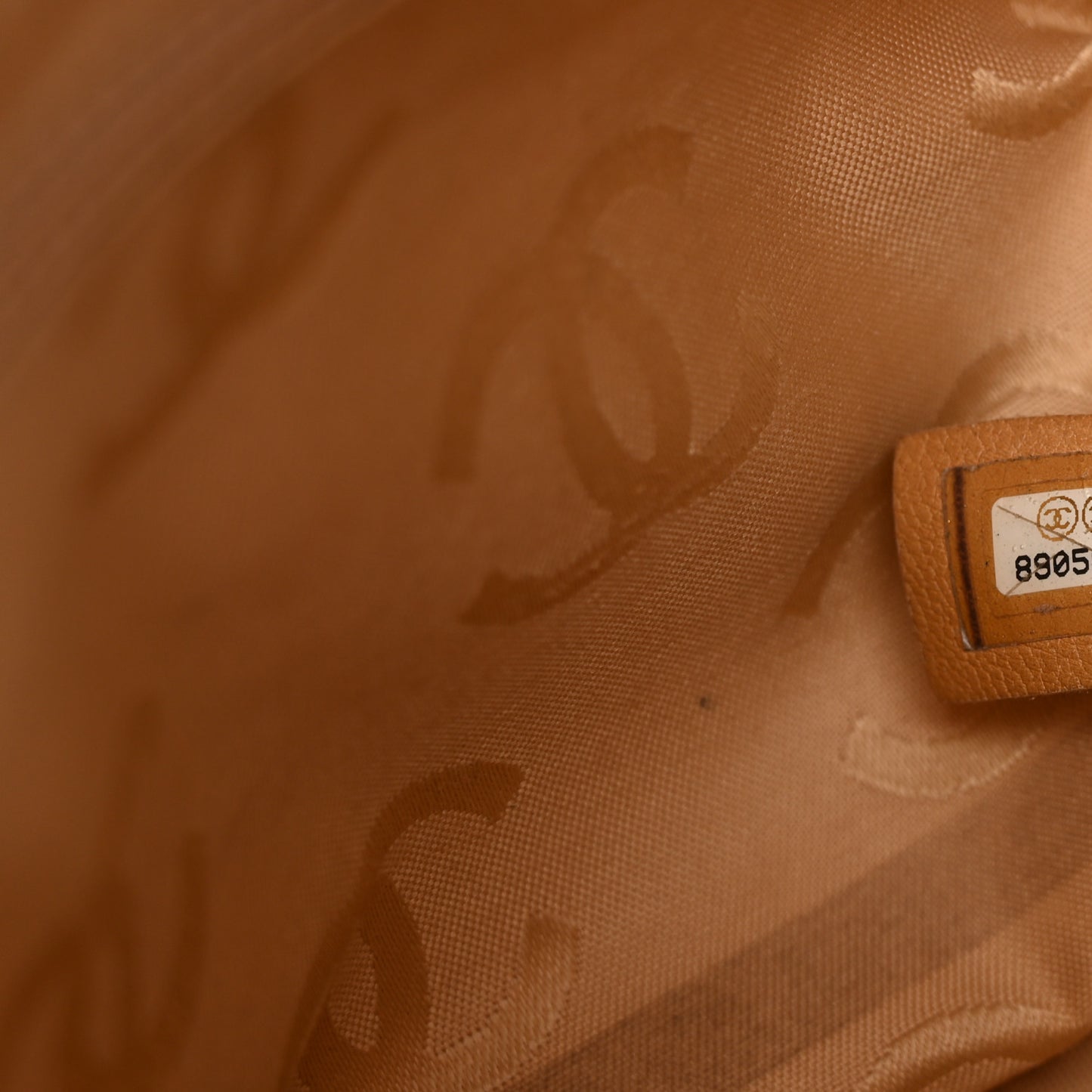 Calfskin Timeless CC Shoulder Bag Orange