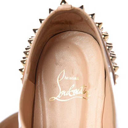 Christian Louboutin Nappa Freddy Spikes Donna Flat Sneakers 39.5 Poudre 9 of 17