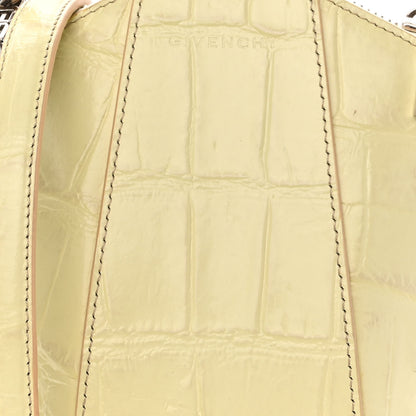 Givenchy Calfskin Crocodile Embossed Mini Vertical Antigona Natural 8 of 10