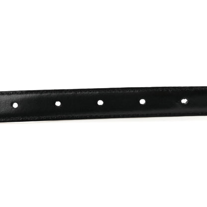 Celine Box Calfskin Medium 25mm Triomphe Belt 80 32 Black 4 of 8