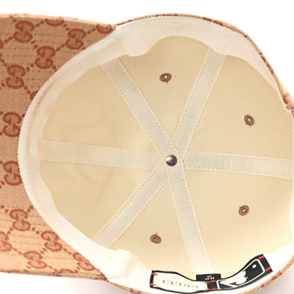 Gucci X MLB Monogram NY Yankees Baseball Hat 55-59 Beige Ruggine 7 of 9