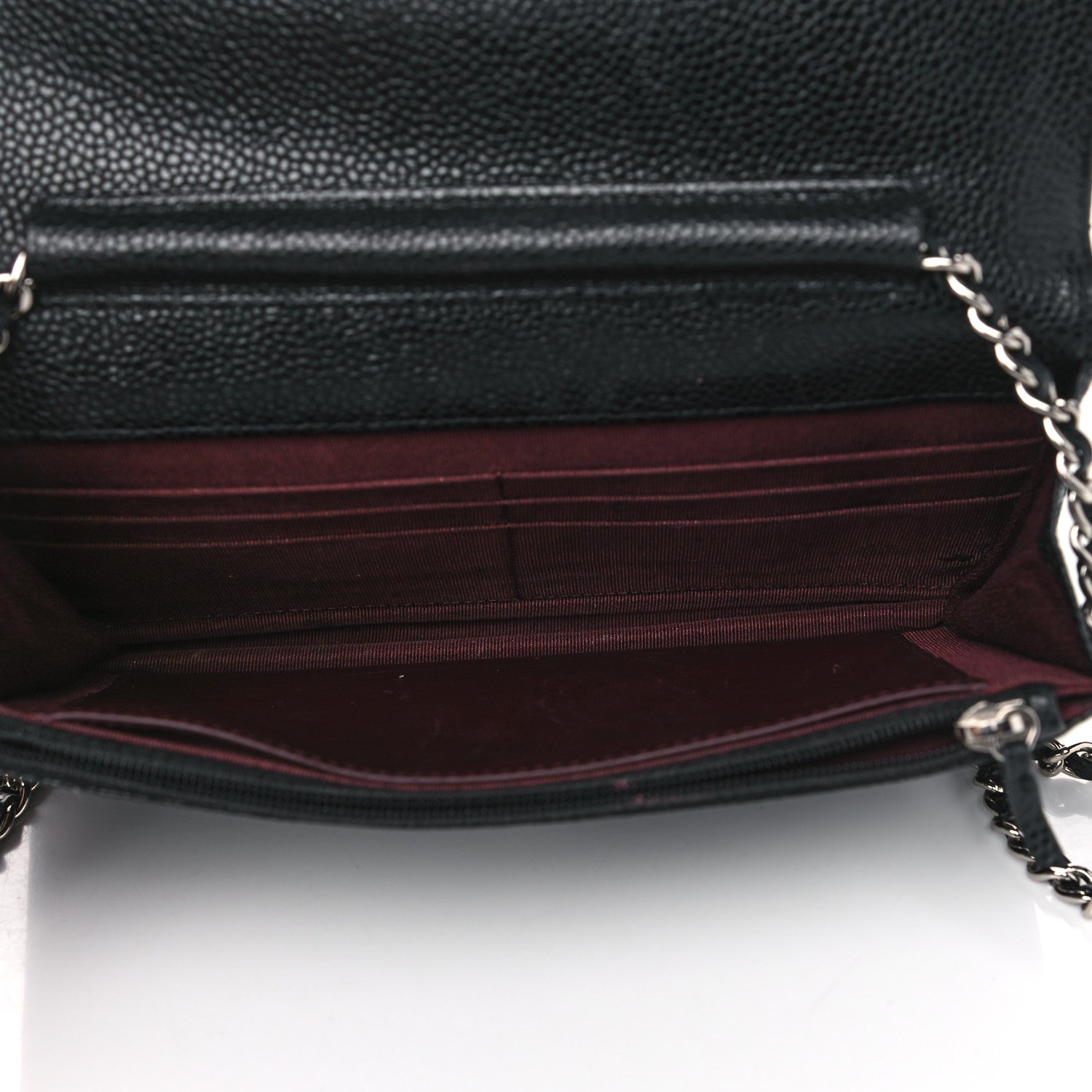 Chanel Caviar Quilted Wallet On Chain WOC Black 5 of 18