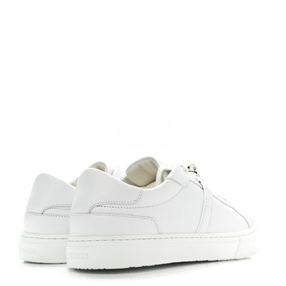 Hermes Calfskin Day Sneakers 37.5 White 4 of 7