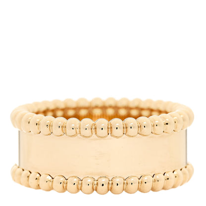 Van Cleef & Arpels 18K Yellow Gold Perlee Signature Ring 49 4.75 3 of 6