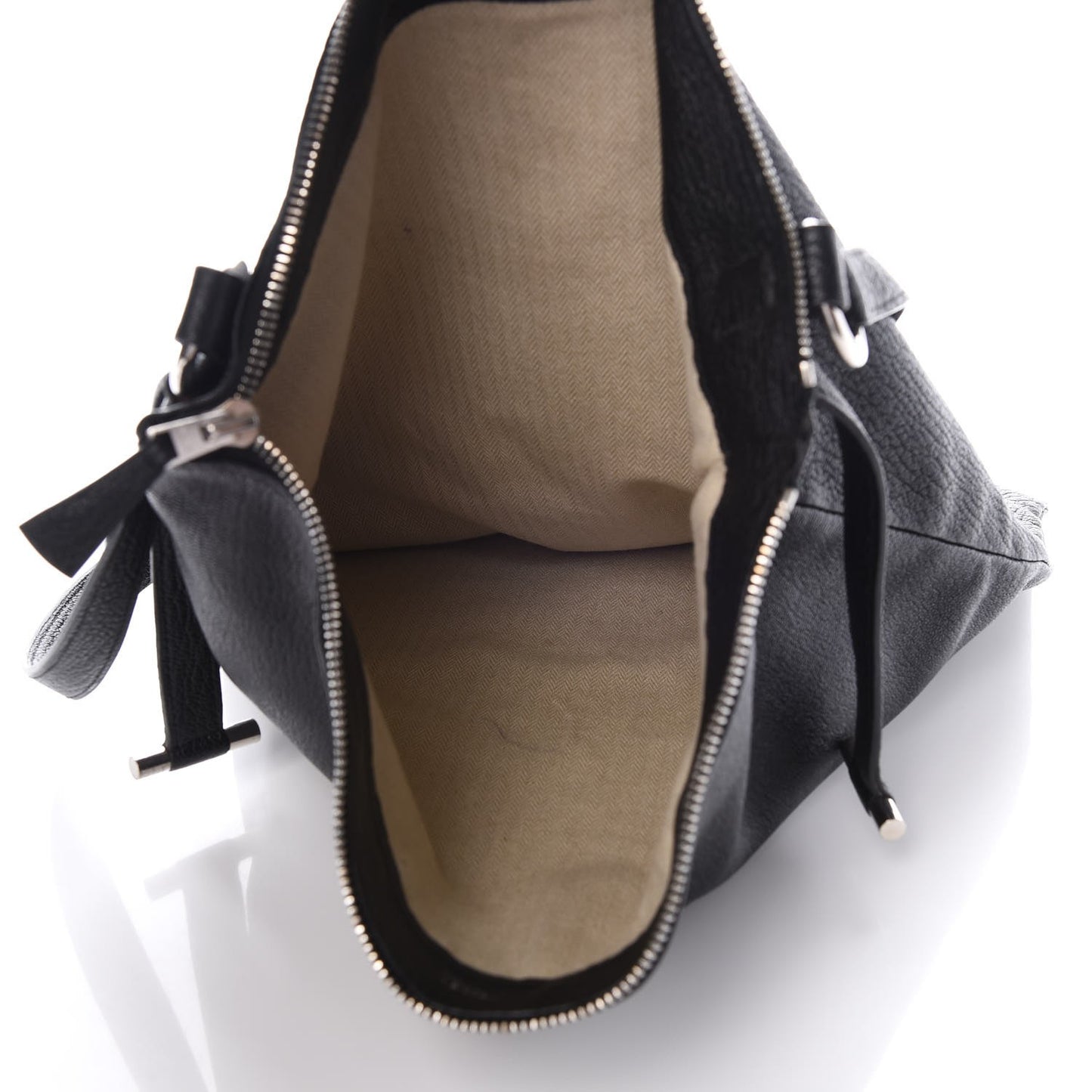Chevre De Coromandel Shoulder Bag Black