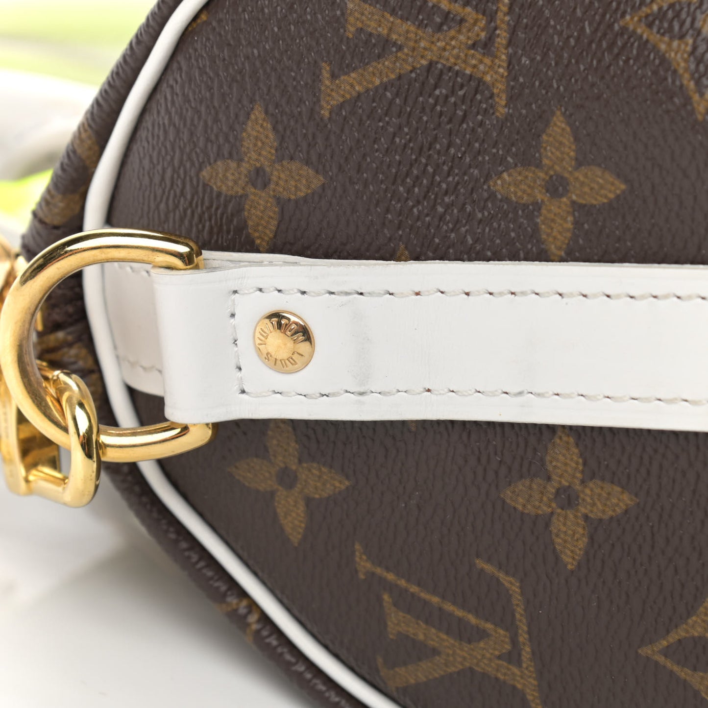 Monogram LV Match Speedy Bandouliere 25 White