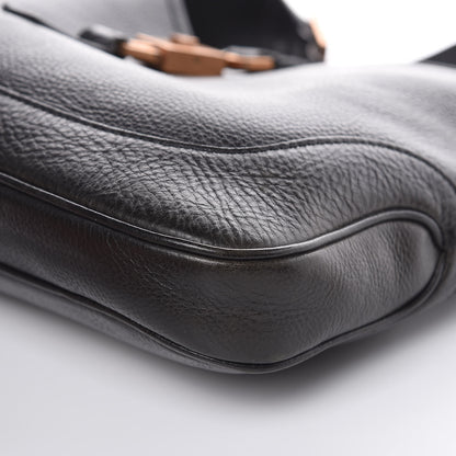 Gucci Calfskin Small Jackie O Hobo Black 10 of 14