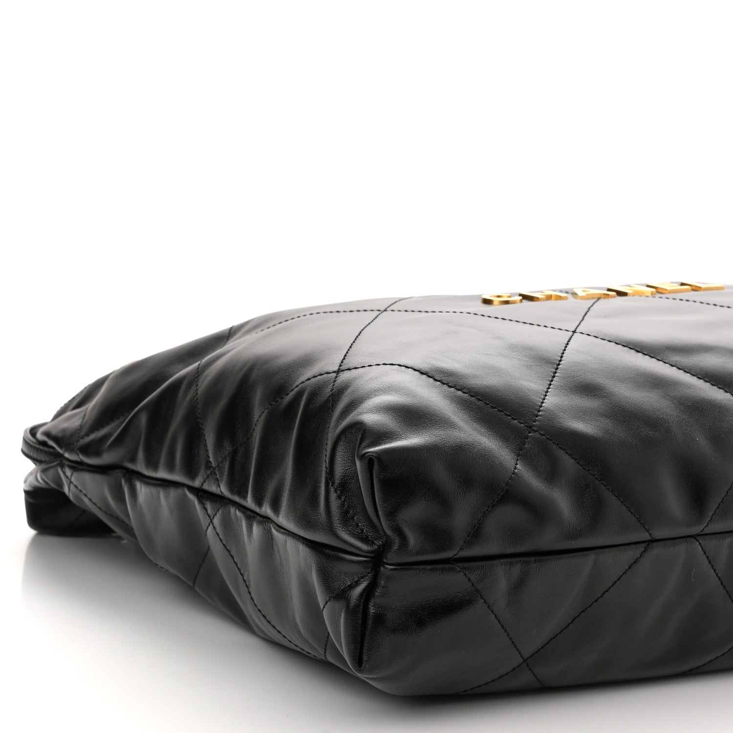 Chanel Shiny Calfskin Quilted Chanel 22 Black 10 of 11
