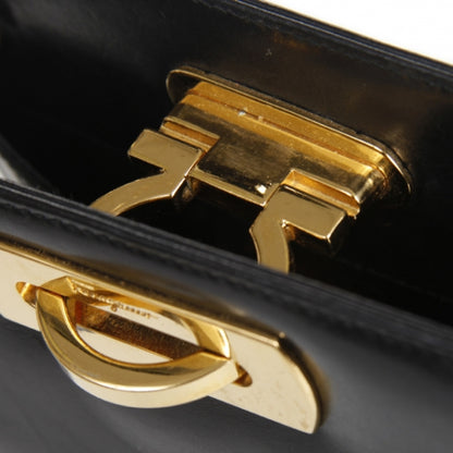 FASHIONPHILE SALVATOREFERRAGAMOLeatherEveningBagBlack 5 of 11