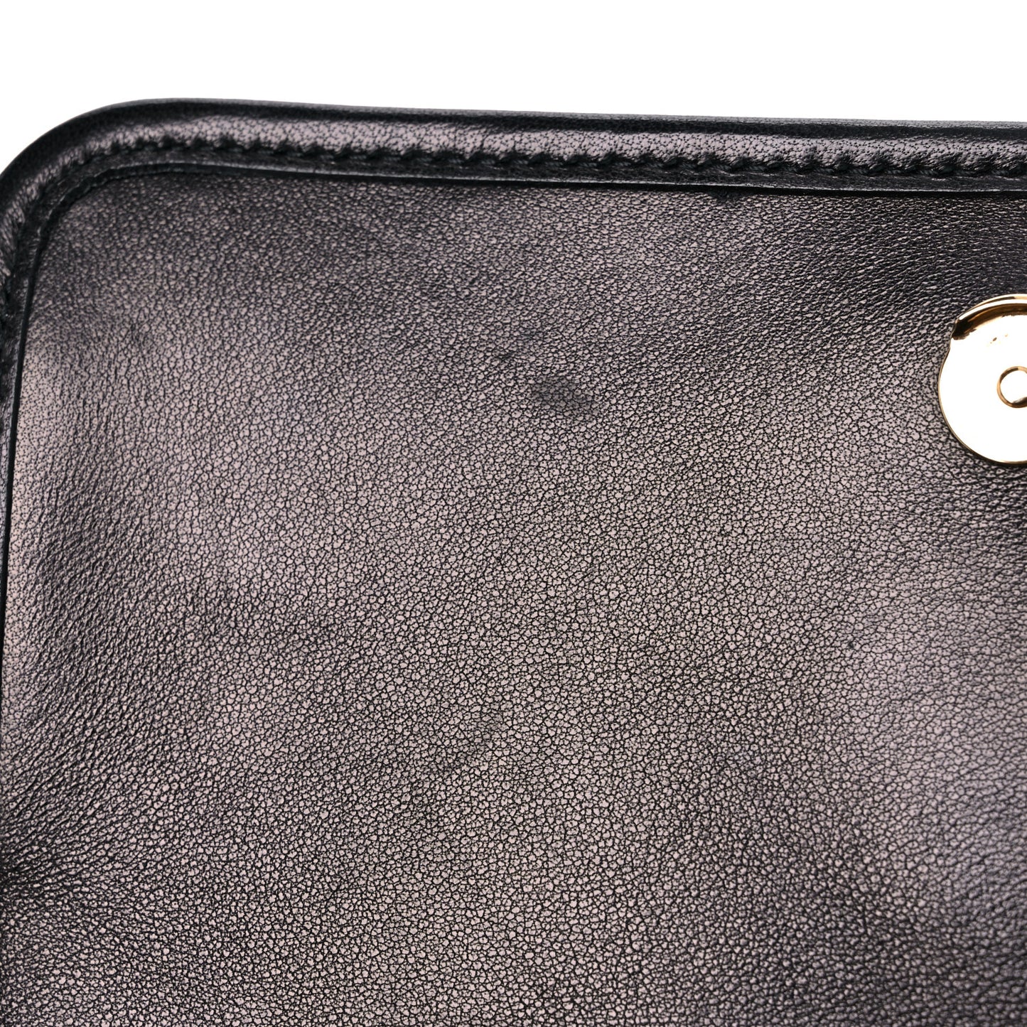 Lambskin Matelasse Monogram Baby Niki Chain Satchel Black