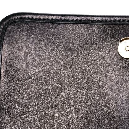 Saint Laurent Lambskin Matelasse Monogram Baby Niki Chain Satchel Black 8 of 11