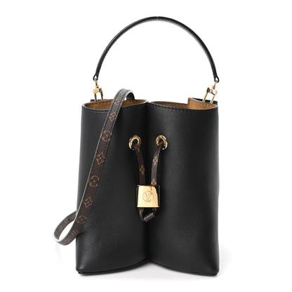 Louis Vuitton Calfskin Monogram LV Bloom PM Black 1 of 9