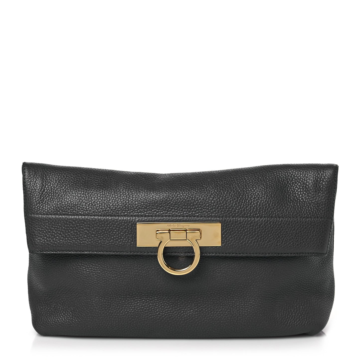 Calfskin May Clutch Grey
