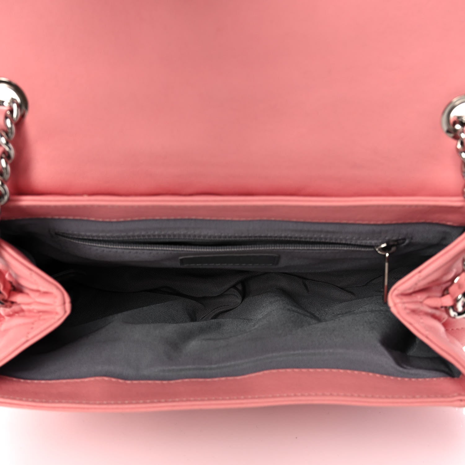 Chanel Washed Lambskin Quilted Medium Chain Around Messenger Pink Pink 5 of 10