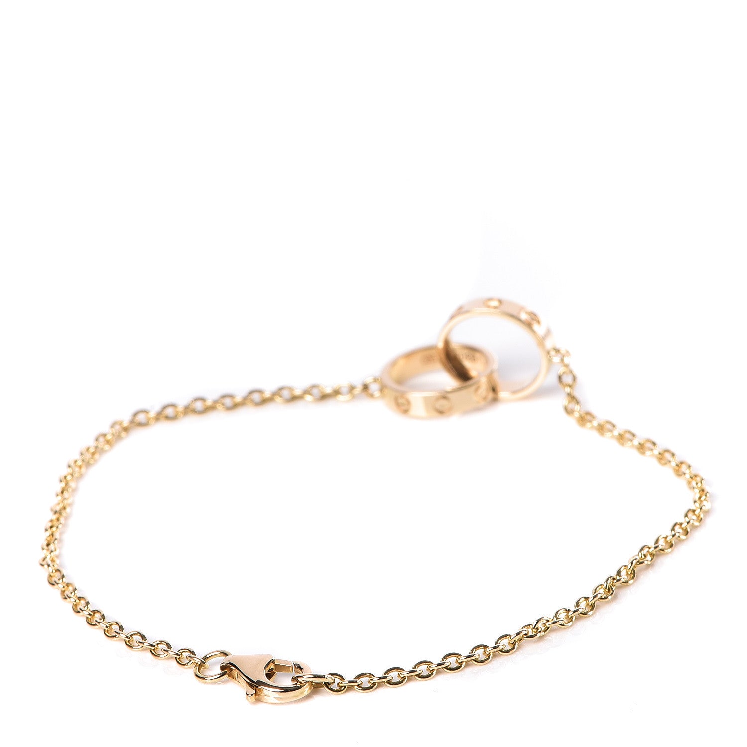 Cartier 18K Yellow Gold Interlocking LOVE Bracelet 3 of 8